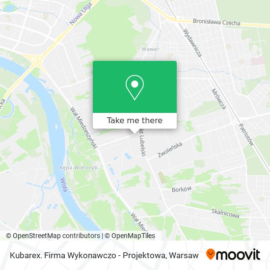 Kubarex. Firma Wykonawczo - Projektowa map