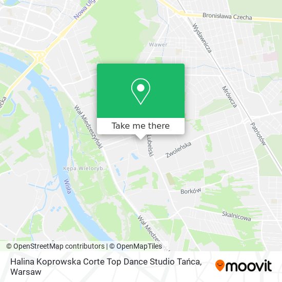 Halina Koprowska Corte Top Dance Studio Tańca map