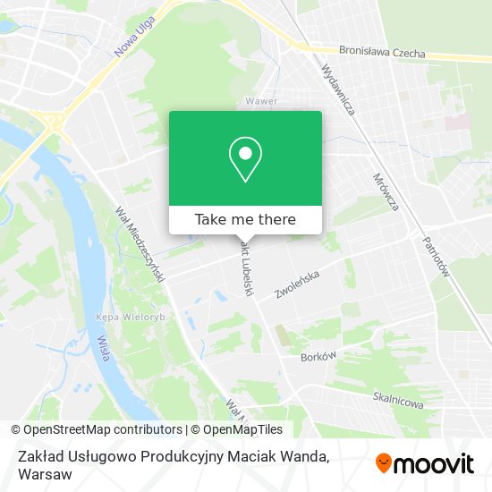 Zakład Usługowo Produkcyjny Maciak Wanda map