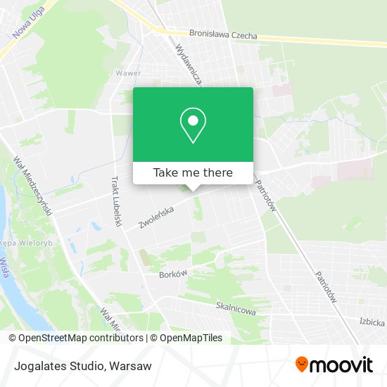 Jogalates Studio map