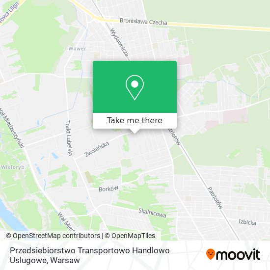 Przedsiebiorstwo Transportowo Handlowo Uslugowe map