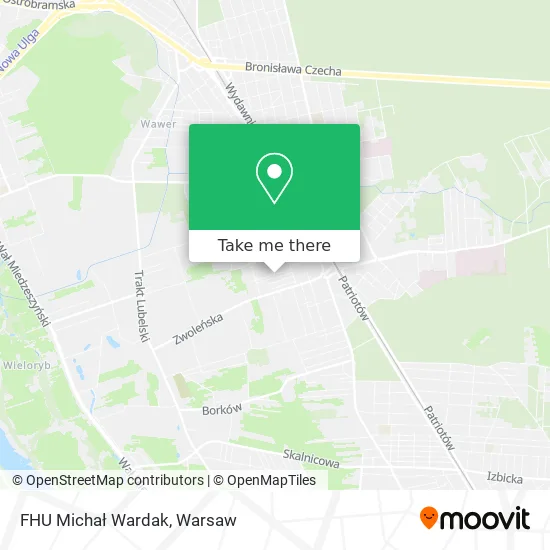 Карта FHU Michał Wardak