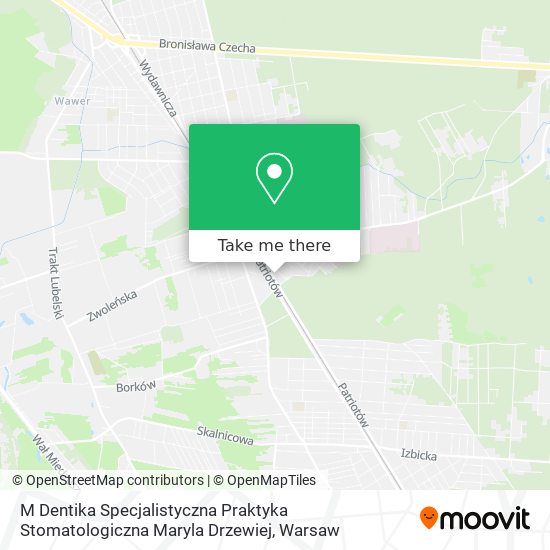 M Dentika Specjalistyczna Praktyka Stomatologiczna Maryla Drzewiej map