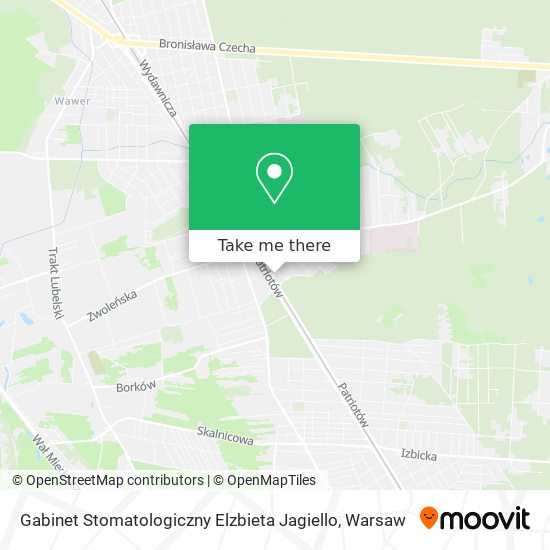 Gabinet Stomatologiczny Elzbieta Jagiello map