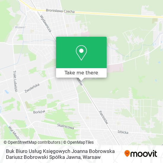 Buk Biuro Usług Księgowych Joanna Bobrowska Dariusz Bobrowski Spółka Jawna map