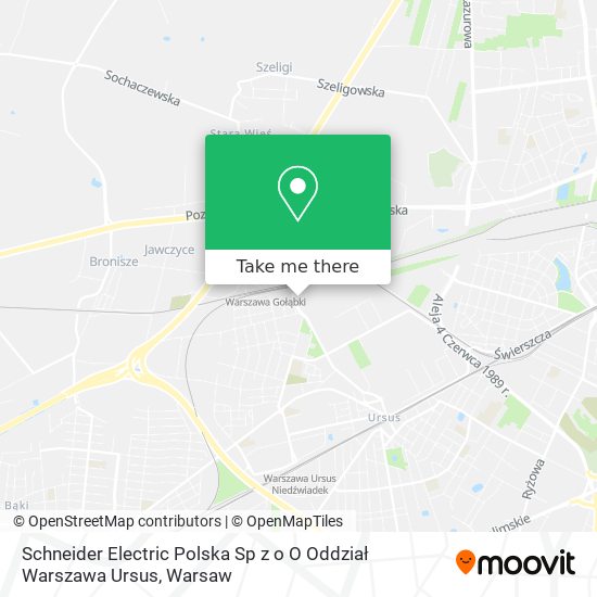 Schneider Electric Polska Sp z o O Oddział Warszawa Ursus map