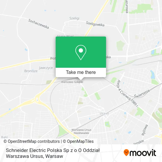 Schneider Electric Polska Sp z o O Oddział Warszawa Ursus map
