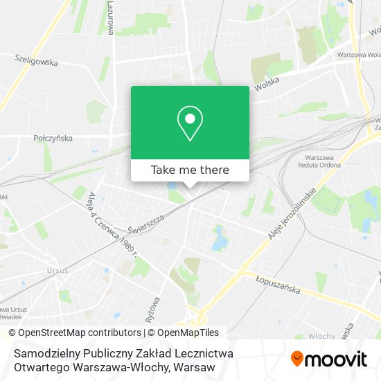 Samodzielny Publiczny Zakład Lecznictwa Otwartego Warszawa-Włochy map