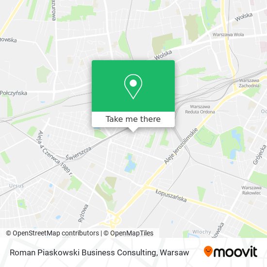 Roman Piaskowski Business Consulting map