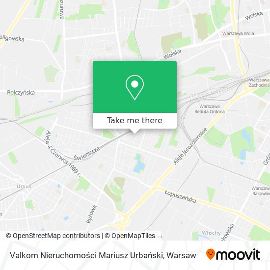 Valkom Nieruchomości Mariusz Urbański map