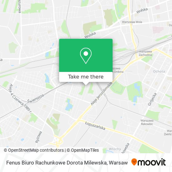 Fenus Biuro Rachunkowe Dorota Milewska map