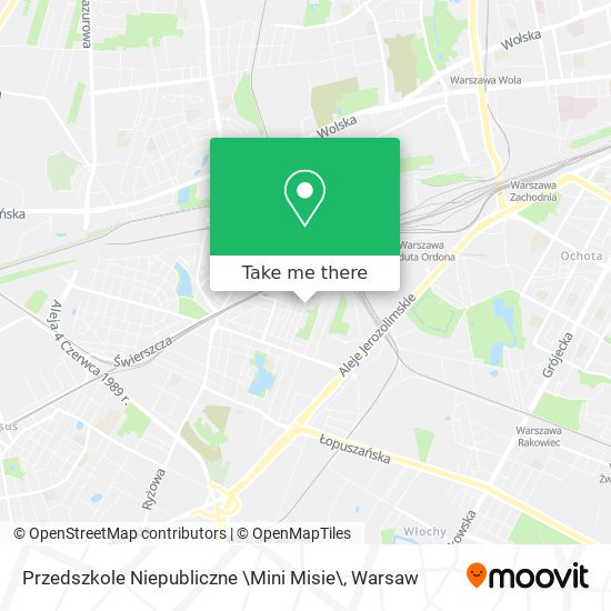 Przedszkole Niepubliczne \Mini Misie\ map