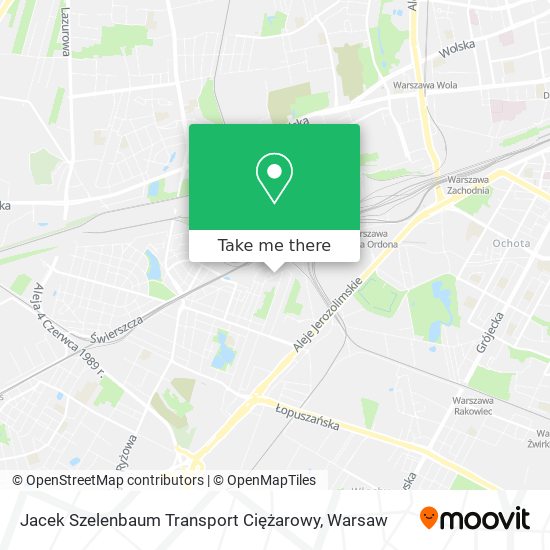 Jacek Szelenbaum Transport Ciężarowy map