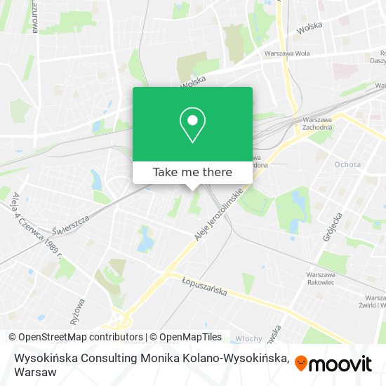 Карта Wysokińska Consulting Monika Kolano-Wysokińska