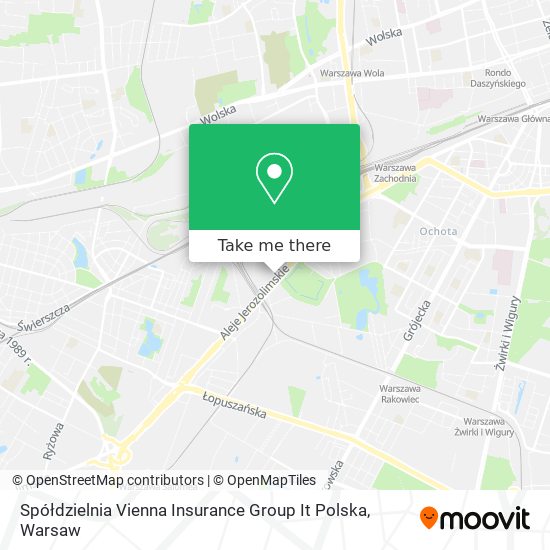 Карта Spółdzielnia Vienna Insurance Group It Polska