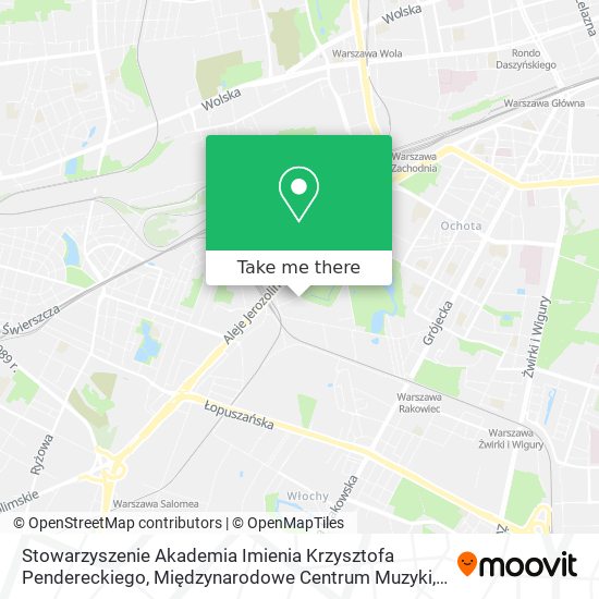 Stowarzyszenie Akademia Imienia Krzysztofa Pendereckiego, Międzynarodowe Centrum Muzyki map