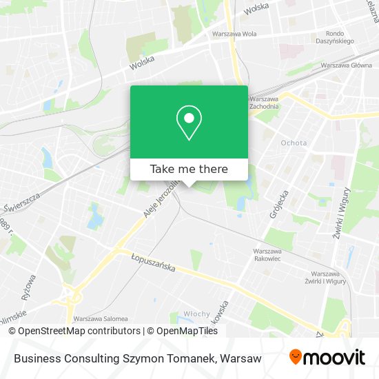 Business Consulting Szymon Tomanek map