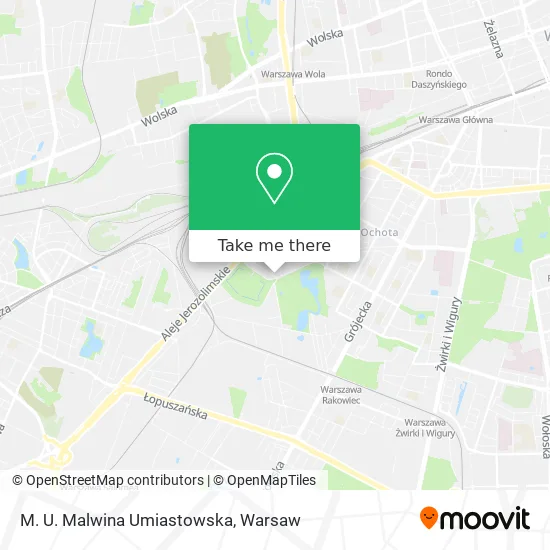 Карта M. U. Malwina Umiastowska