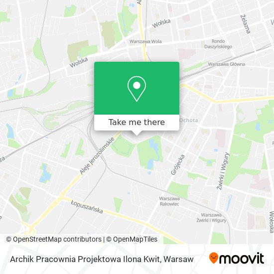 Archik Pracownia Projektowa Ilona Kwit map