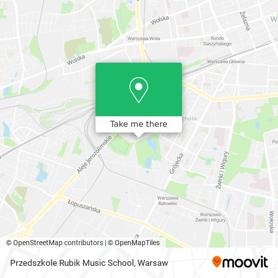 Przedszkole Rubik Music School map