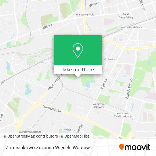 Zomisiakowo Zuzanna Więcek map