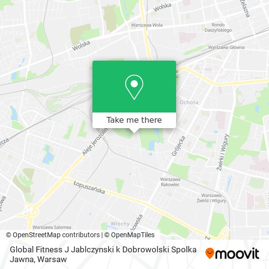 Global Fitness J Jablczynski k Dobrowolski Spolka Jawna map