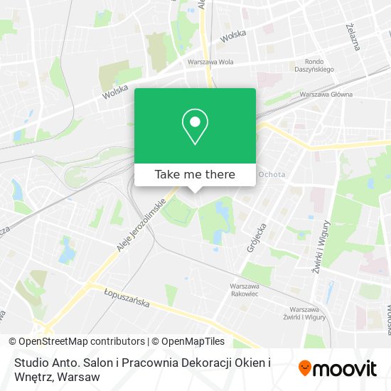 Studio Anto. Salon i Pracownia Dekoracji Okien i Wnętrz map