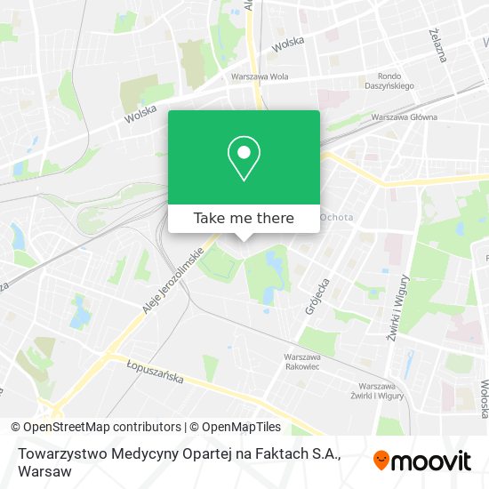 Towarzystwo Medycyny Opartej na Faktach S.A. map