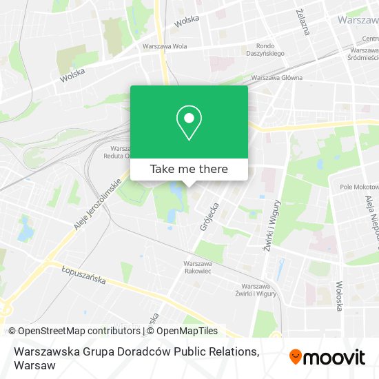 Warszawska Grupa Doradców Public Relations map