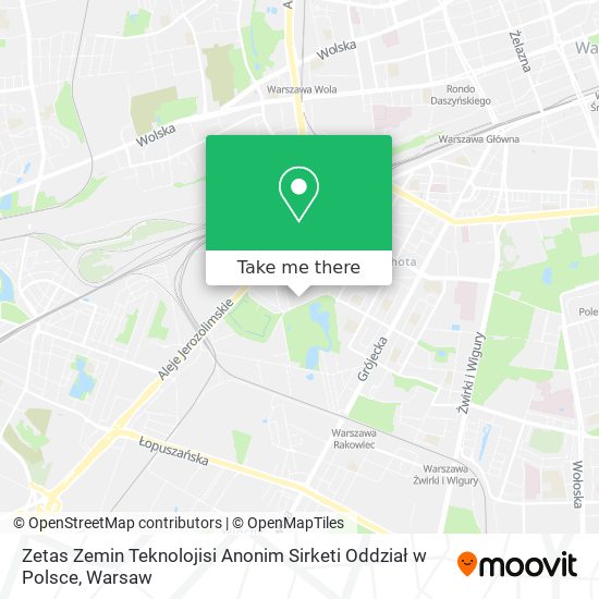 Zetas Zemin Teknolojisi Anonim Sirketi Oddział w Polsce map