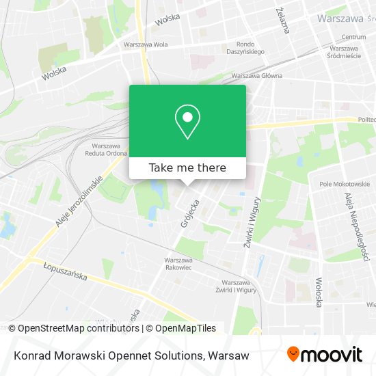 Konrad Morawski Opennet Solutions map