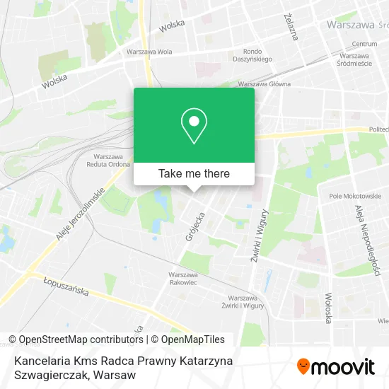 Kancelaria Kms Radca Prawny Katarzyna Szwagierczak map