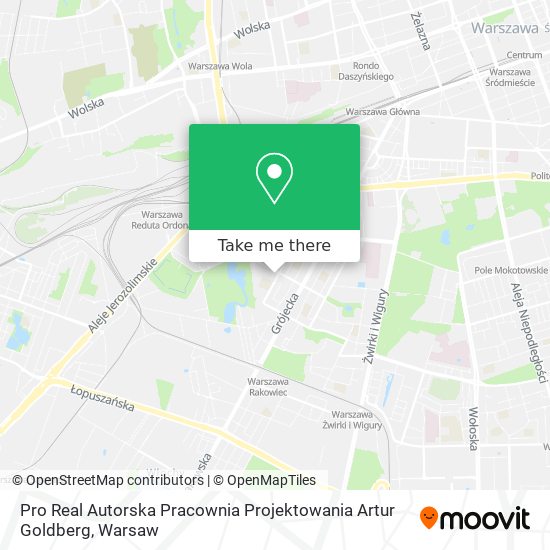 Pro Real Autorska Pracownia Projektowania Artur Goldberg map