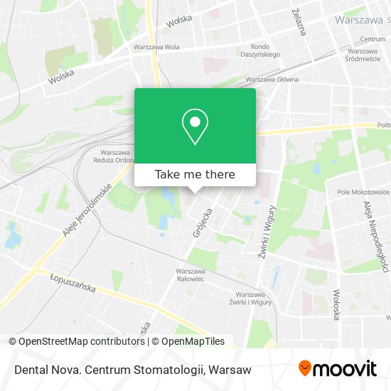 Карта Dental Nova. Centrum Stomatologii