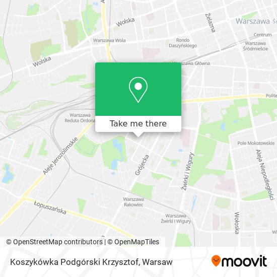 Koszykówka Podgórski Krzysztof map