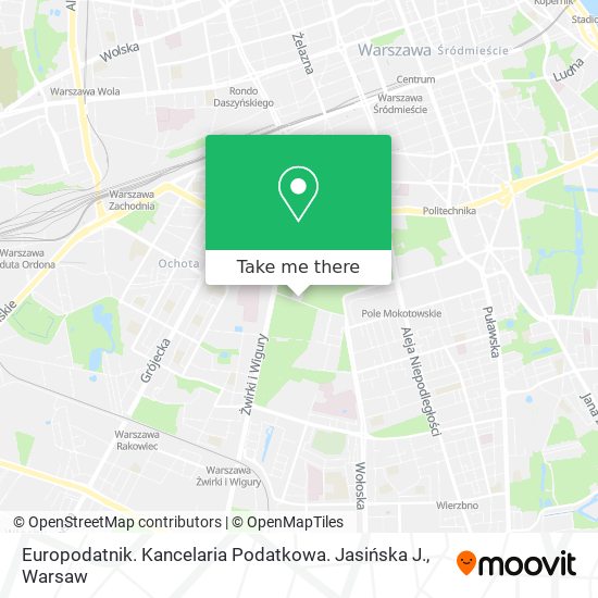 Europodatnik. Kancelaria Podatkowa. Jasińska J. map