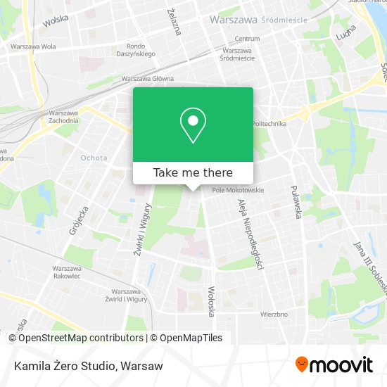 Kamila Żero Studio map