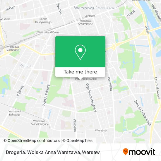 Drogeria. Wolska Anna Warszawa map