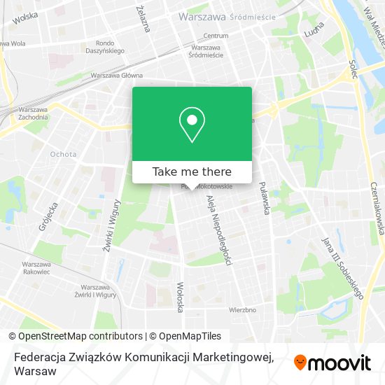 Карта Federacja Związków Komunikacji Marketingowej