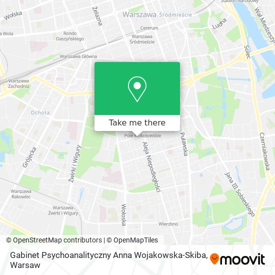 Gabinet Psychoanalityczny Anna Wojakowska-Skiba map