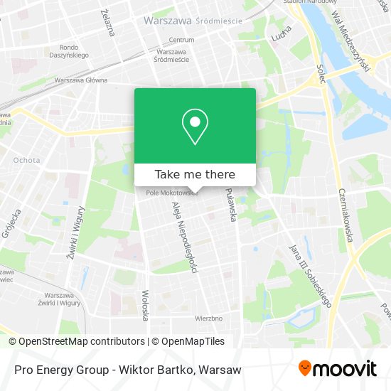 Pro Energy Group - Wiktor Bartko map