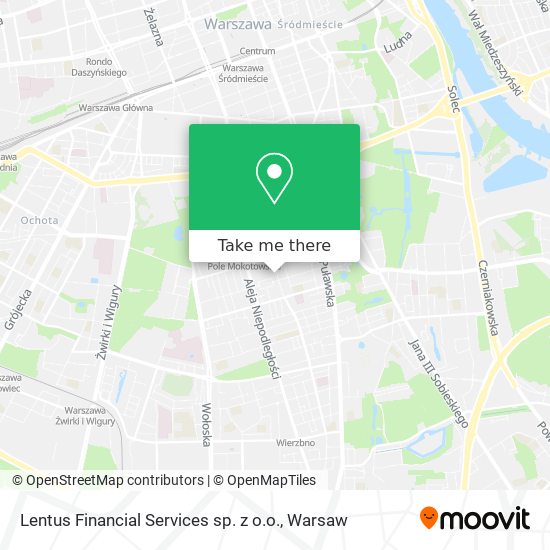 Lentus Financial Services sp. z o.o. map