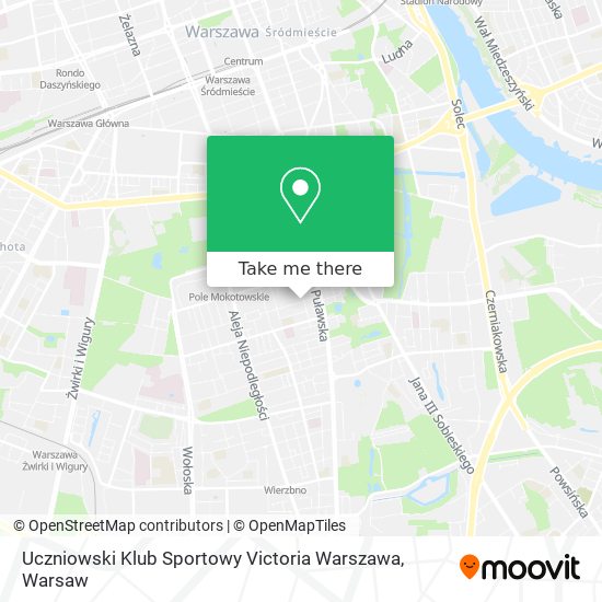 Uczniowski Klub Sportowy Victoria Warszawa map