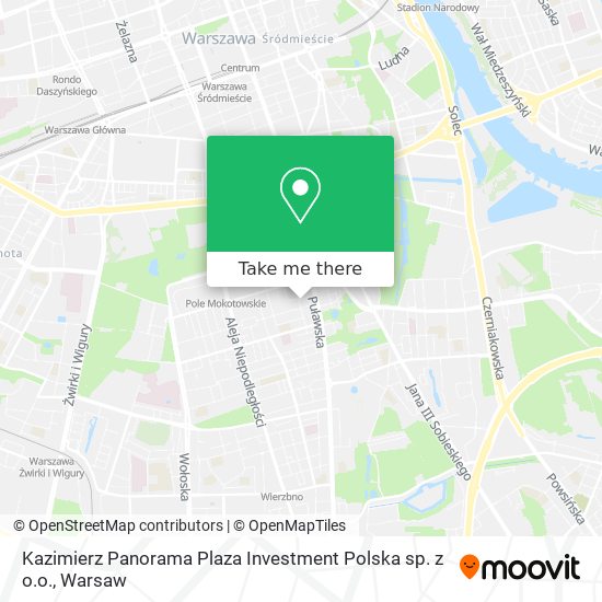 Kazimierz Panorama Plaza Investment Polska sp. z o.o. map