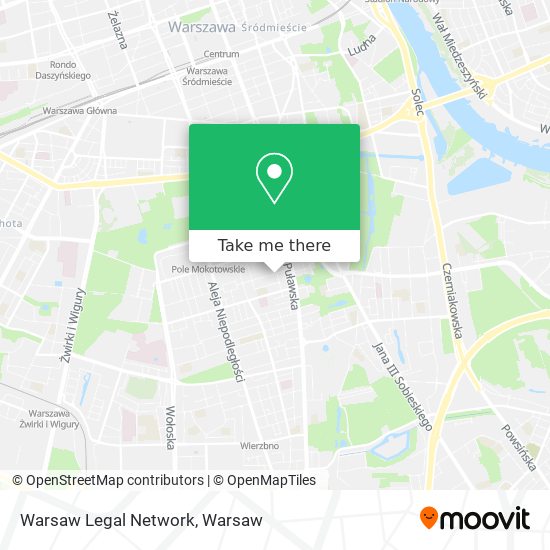 Warsaw Legal Network map