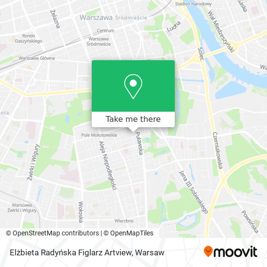 Elżbieta Radyńska Figlarz Artview map