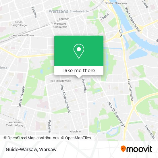 Карта Guide-Warsaw