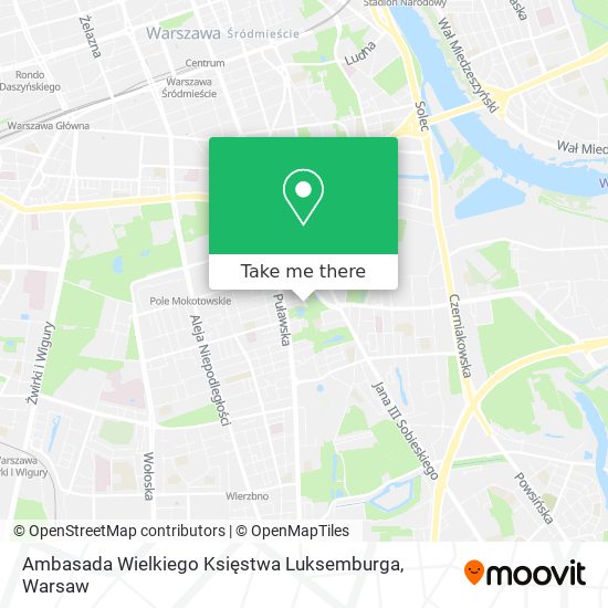 Ambasada Wielkiego Księstwa Luksemburga map