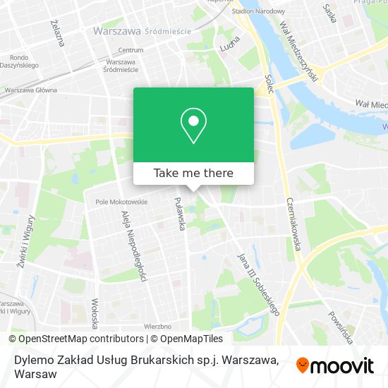 Карта Dylemo Zakład Usług Brukarskich sp.j. Warszawa