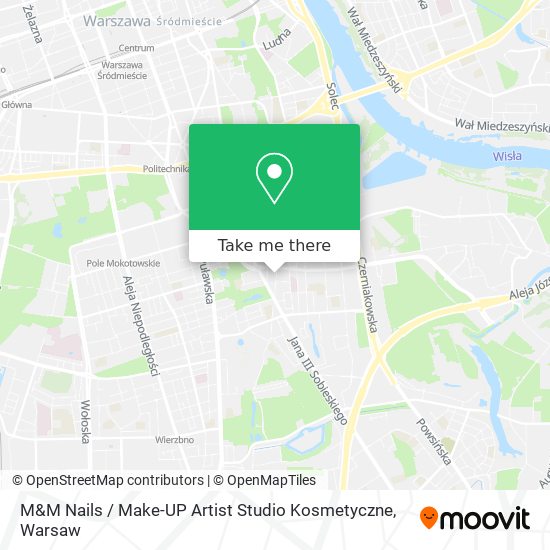 M&M Nails / Make-UP Artist Studio Kosmetyczne map